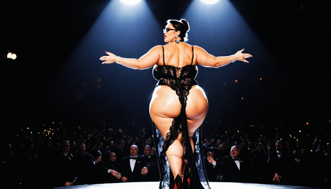 Female Opera Singer, Gorgeous Thick Black Framed Glasses, 18+ Porno BBW IA