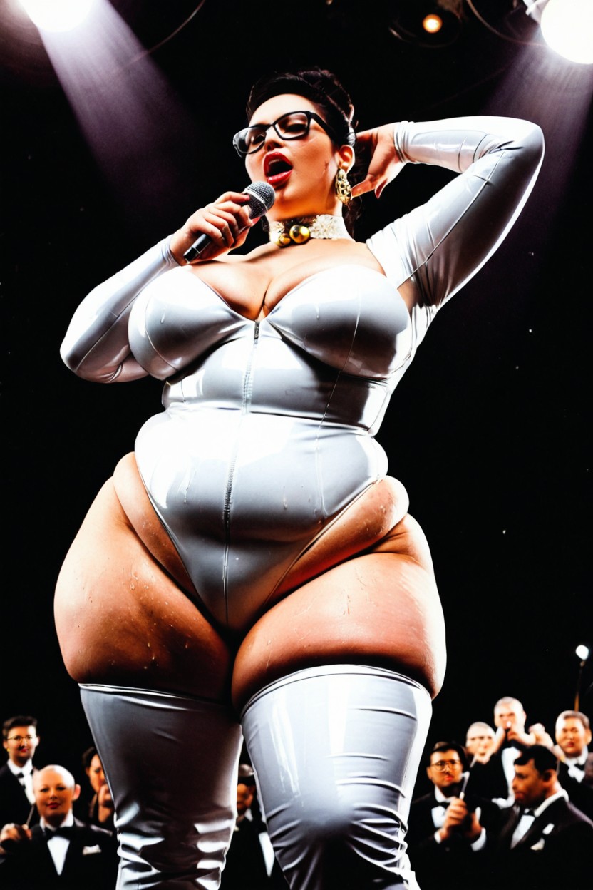 Pudgy, Magnificent, Sweaty BBW AI Porn