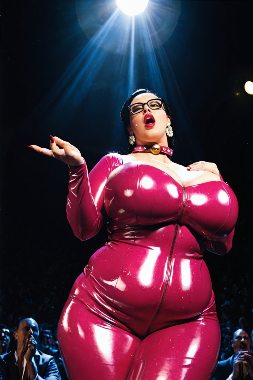 Seductive, Chubby, Female Opera Singer BBW AI Porn
