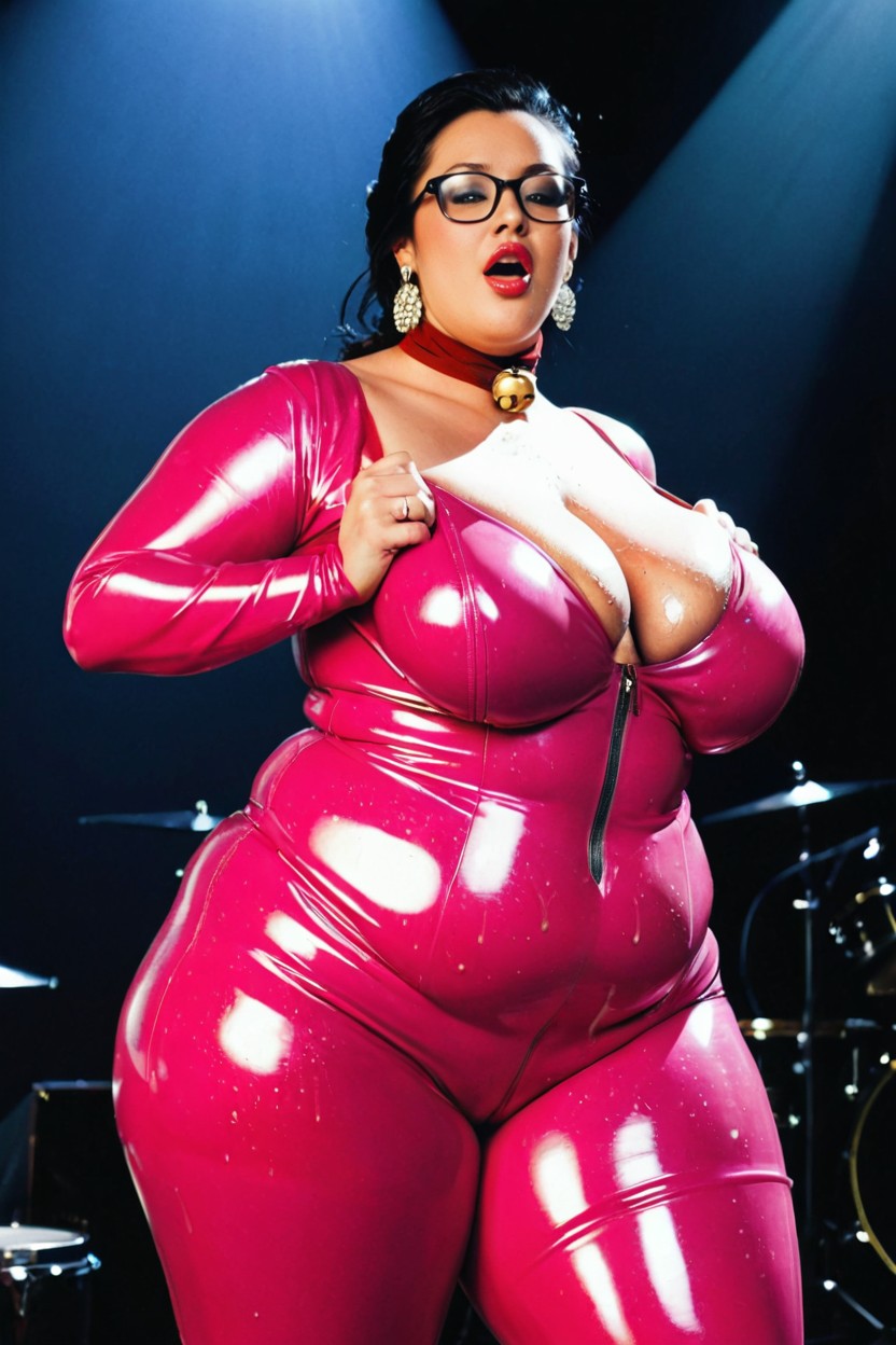 Spotlight, Waist Shot, Magnificent BBW AI Porn