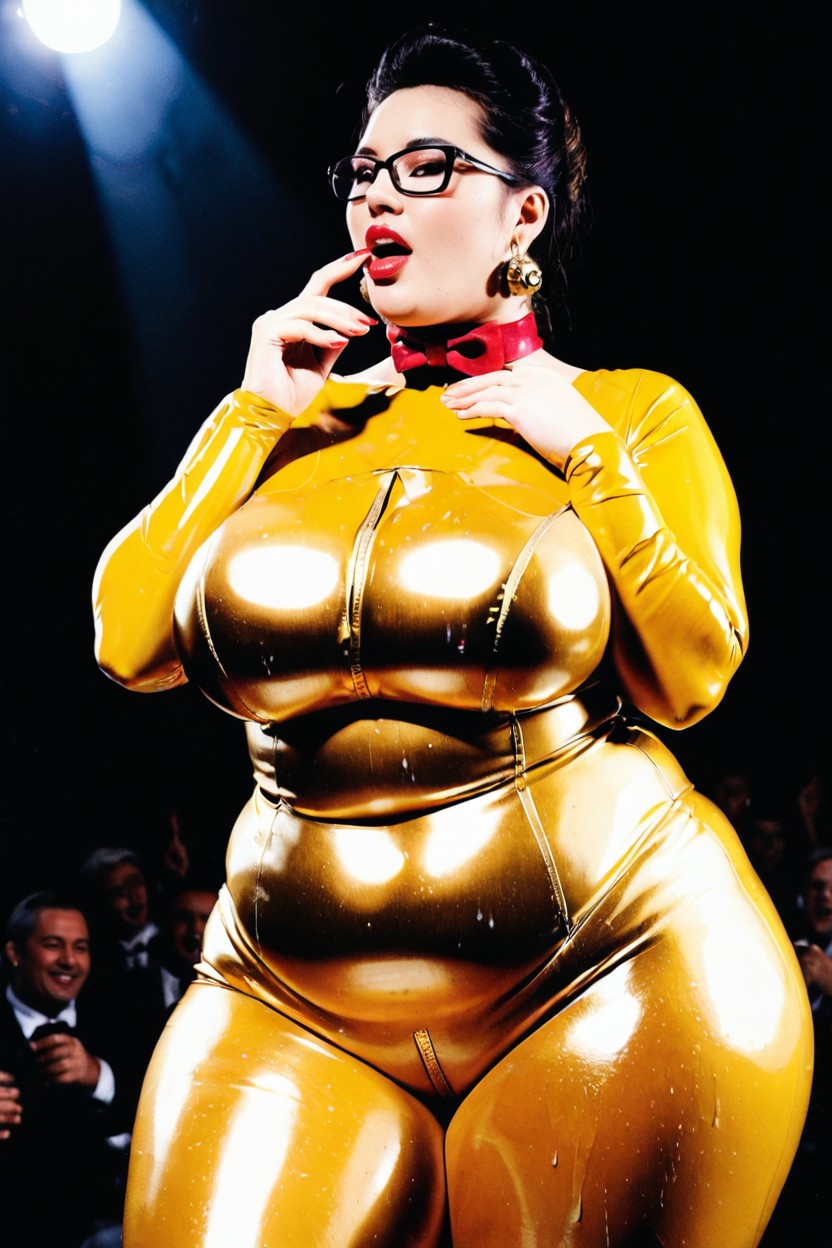 Pudgy, Fat, Extremely Large Ass BBW AI Porn