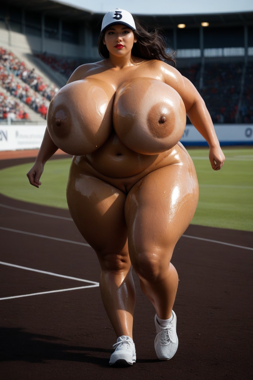 Thick Body, Seductive, Insanely Hot Bbw Indonesian Woman BBW AI Porn