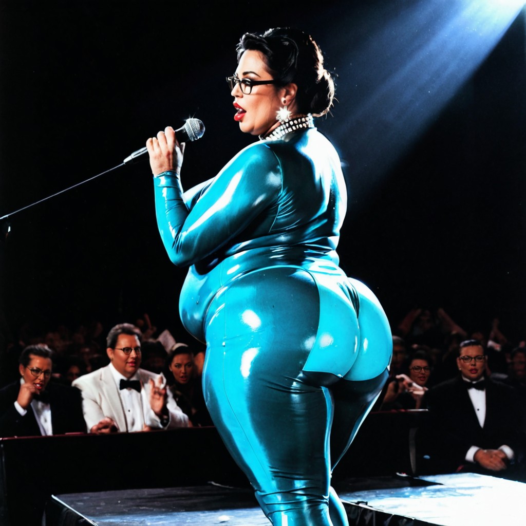 Gorgeous Thick Black Framed Glasses, Solo Singing, 18+ Porno BBW IA