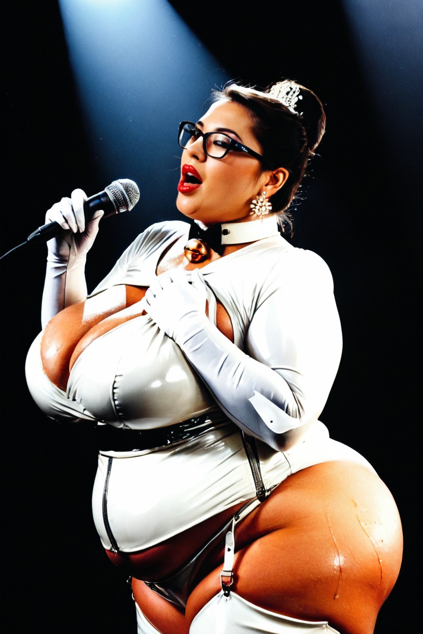 Gorgeous Collar With Bell, Seductive Dancing, Huge Ceremony BBW AI Porn