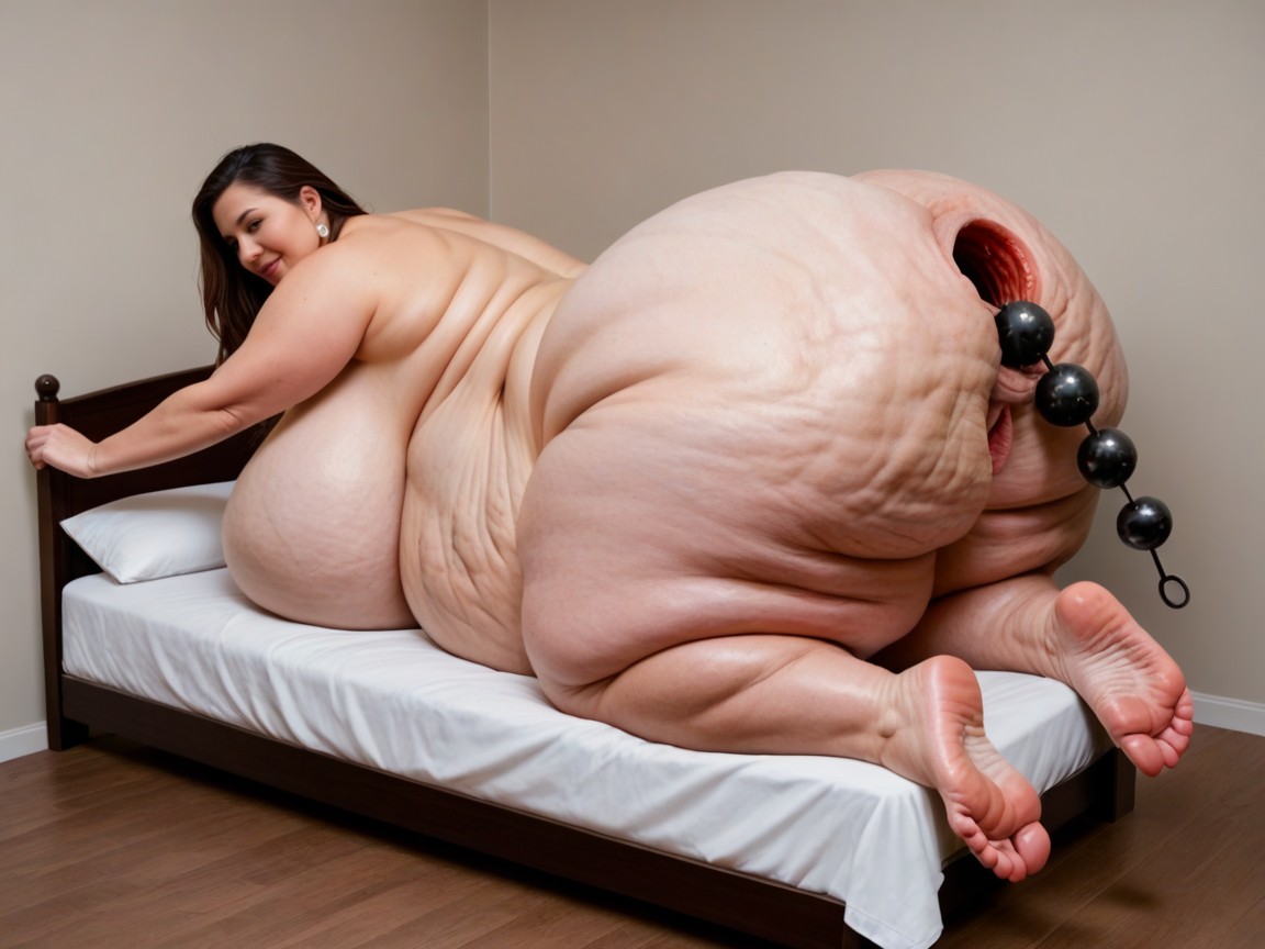 Increase Gape Size, Chinese, Massive Sagging Breasts BBW AI Porn