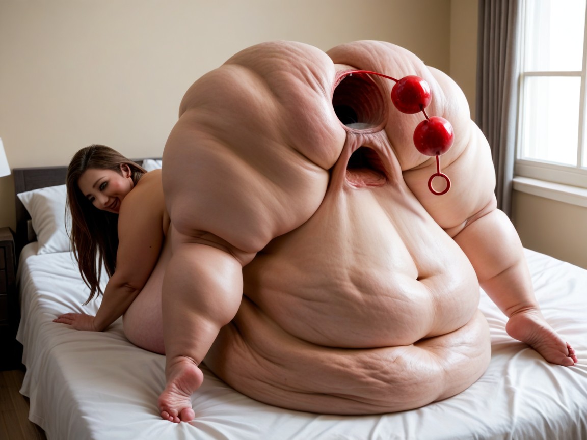 Chinese, Fucking With Hyper Massive Anal Beads, Feet In Picture BBW AI Porn