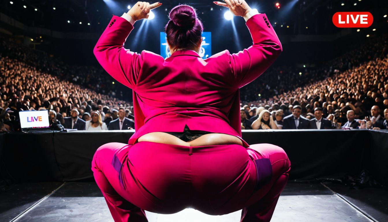 The Surroundings Are Dark, Agachada, High Bun Porno BBW IA