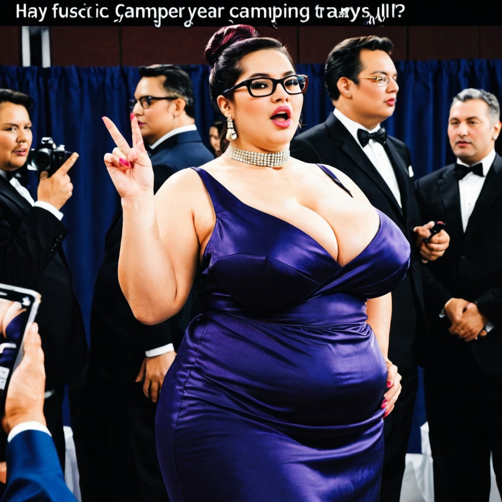 Focus Frame, Large Crowd Cheering, Very Plumper Porno BBW IA