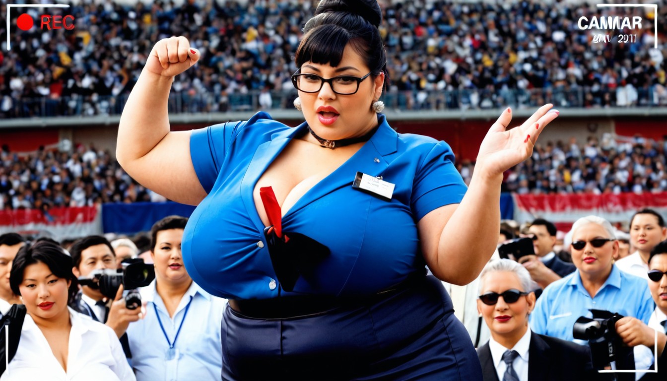 18+, Indoor Political Rally, Elegant Intelligence Porno BBW IA