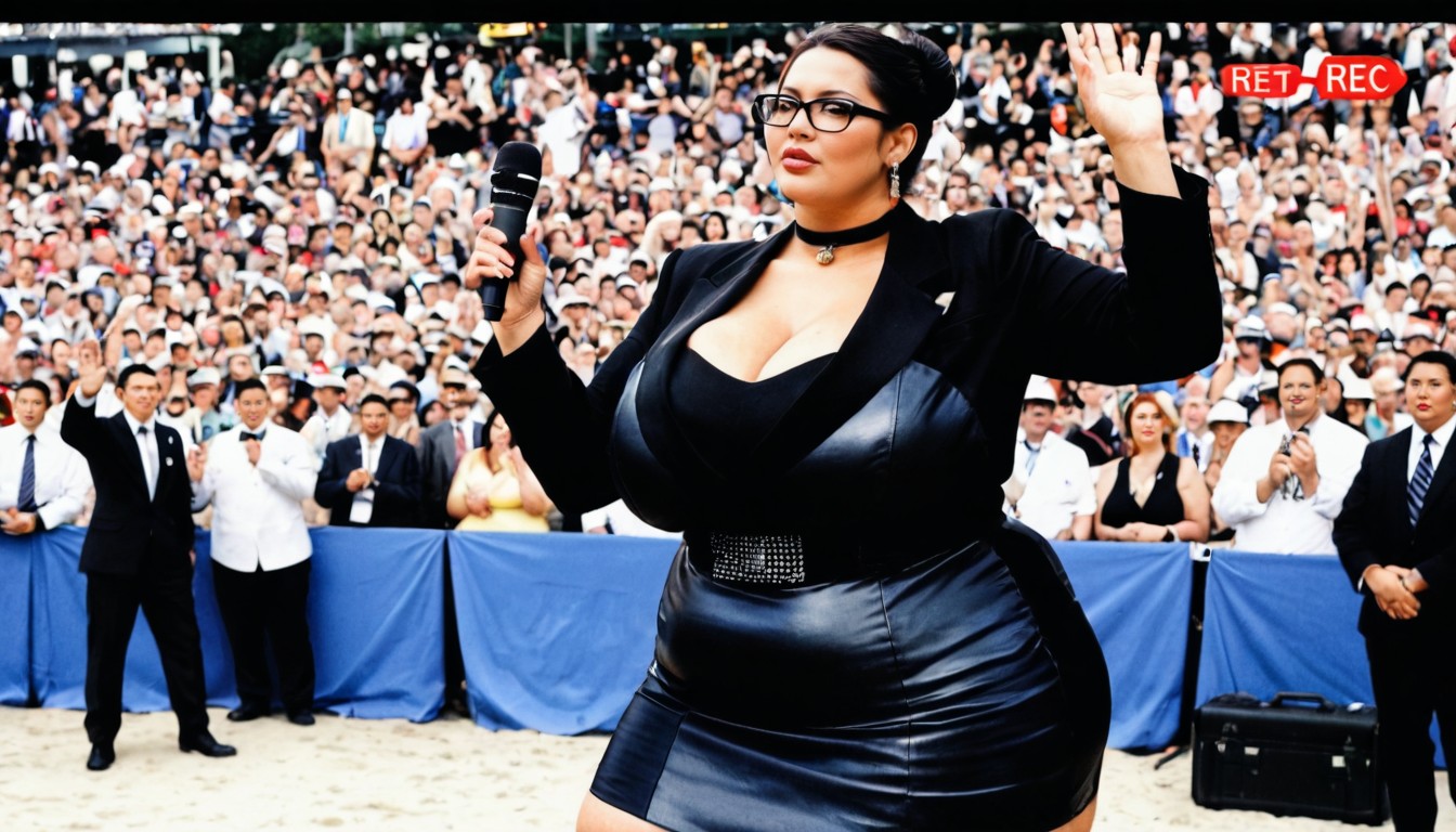 Japanese, Hyperrealistic Details, Serious BBW AI Porn