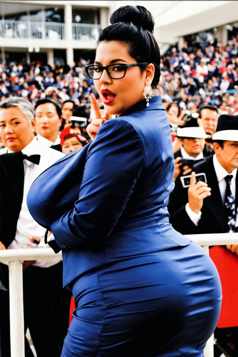 Japanese Woman, Chubby, Plump Large Lips Porno BBW IA