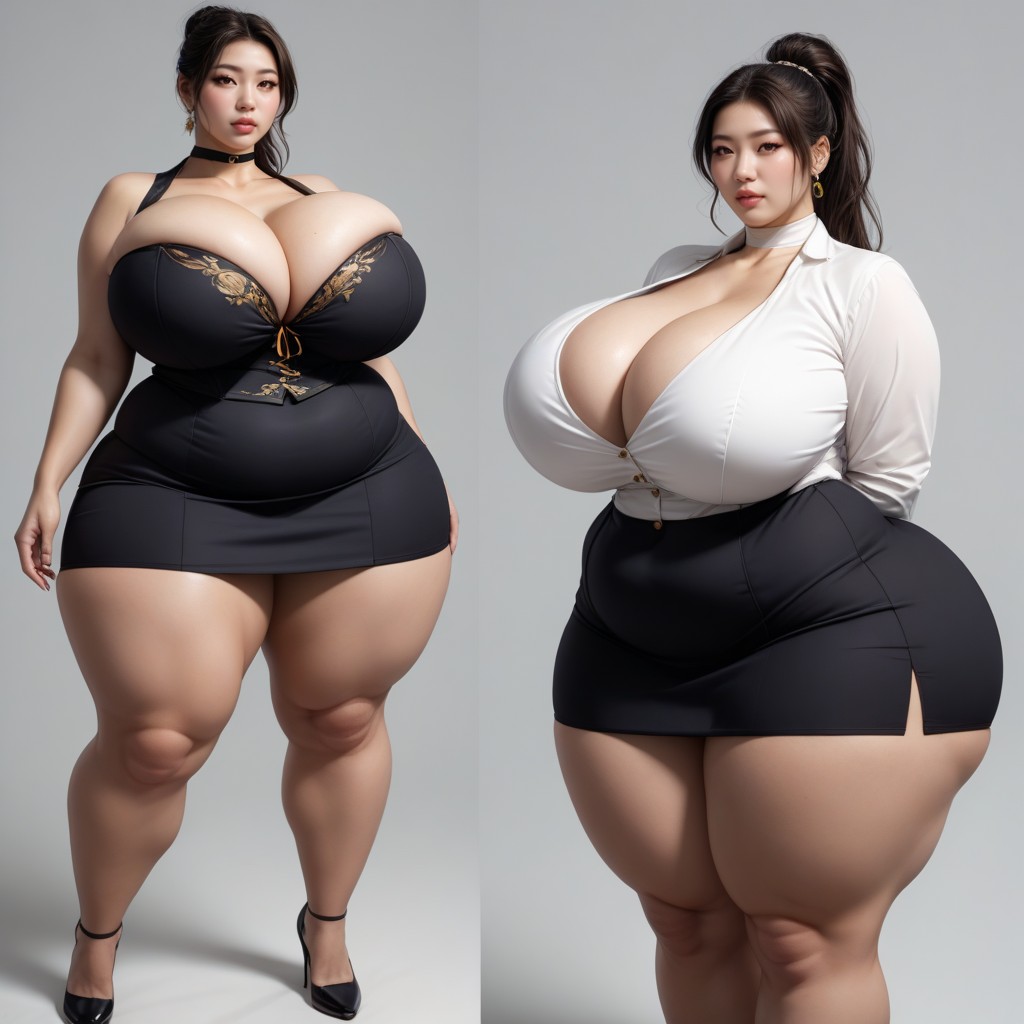 Muslos Gruesos, 18+, Expansión De Senos Porno BBW IA