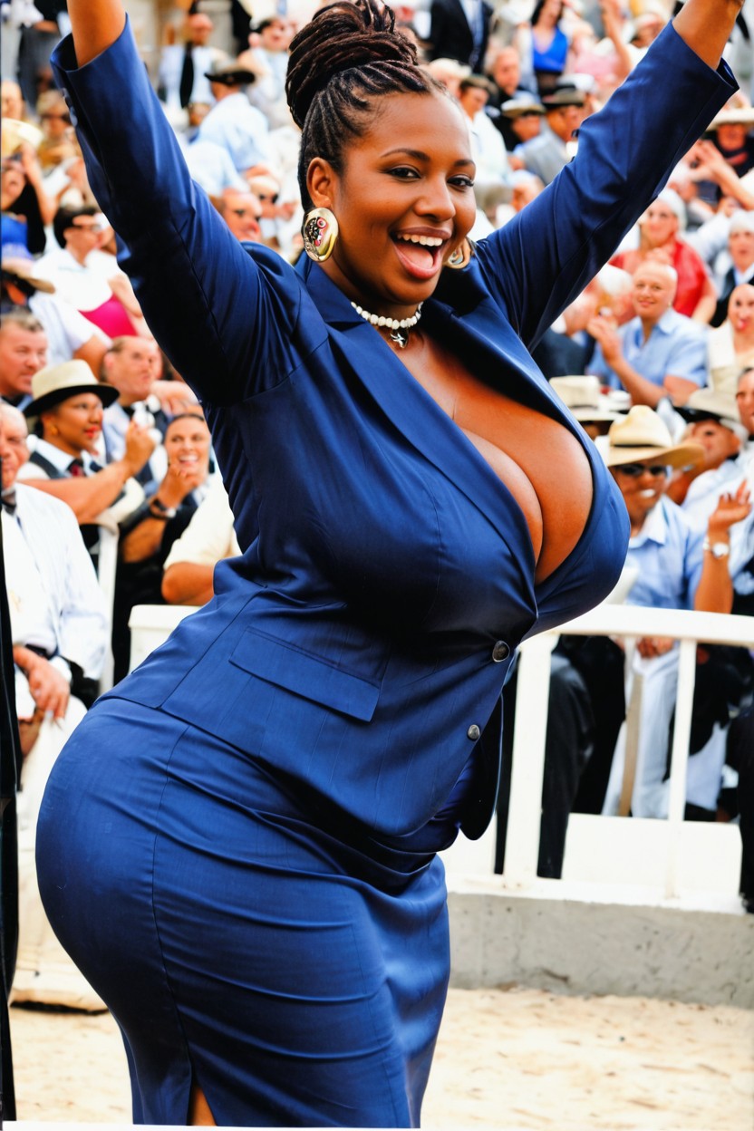 Chubby, 30+, Confident Look BBW AI Porn