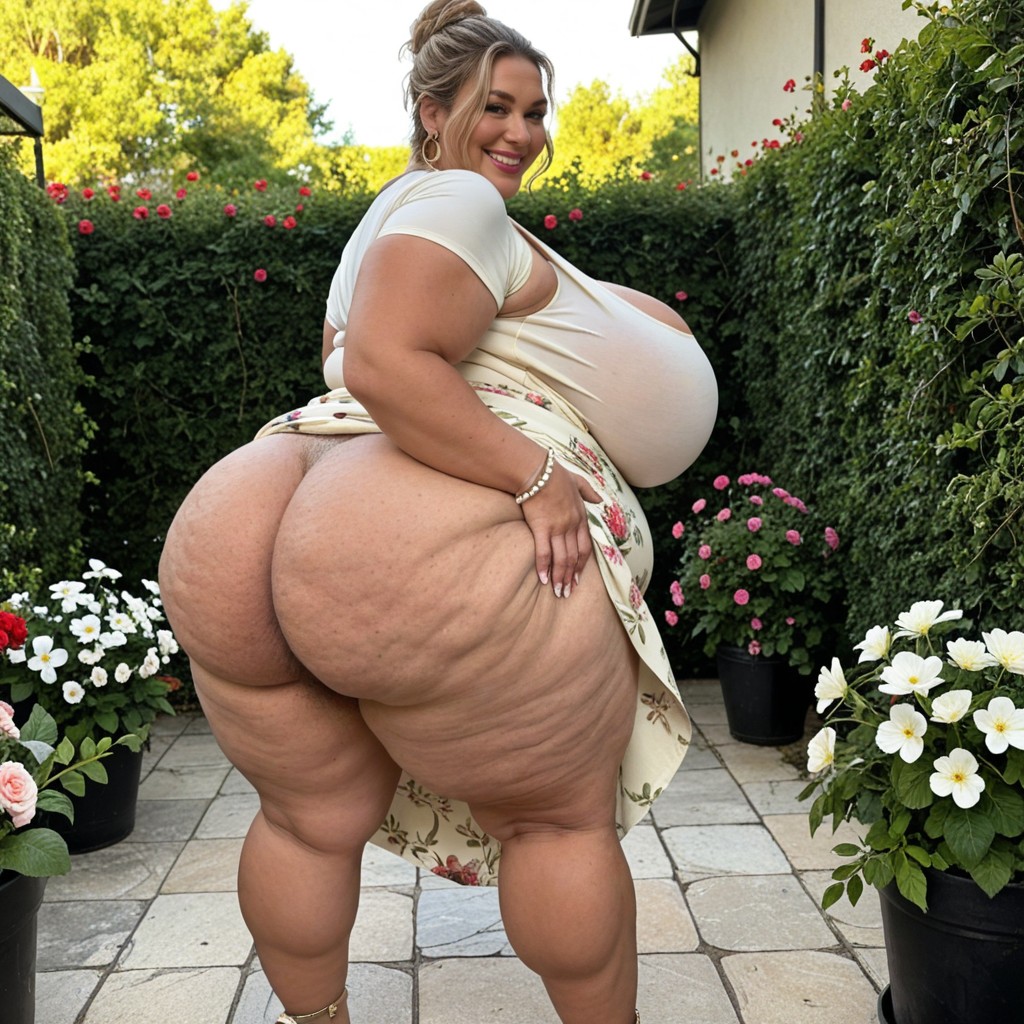 Massive Butt, Exaggerated Butt, Clothesline Porno BBW IA