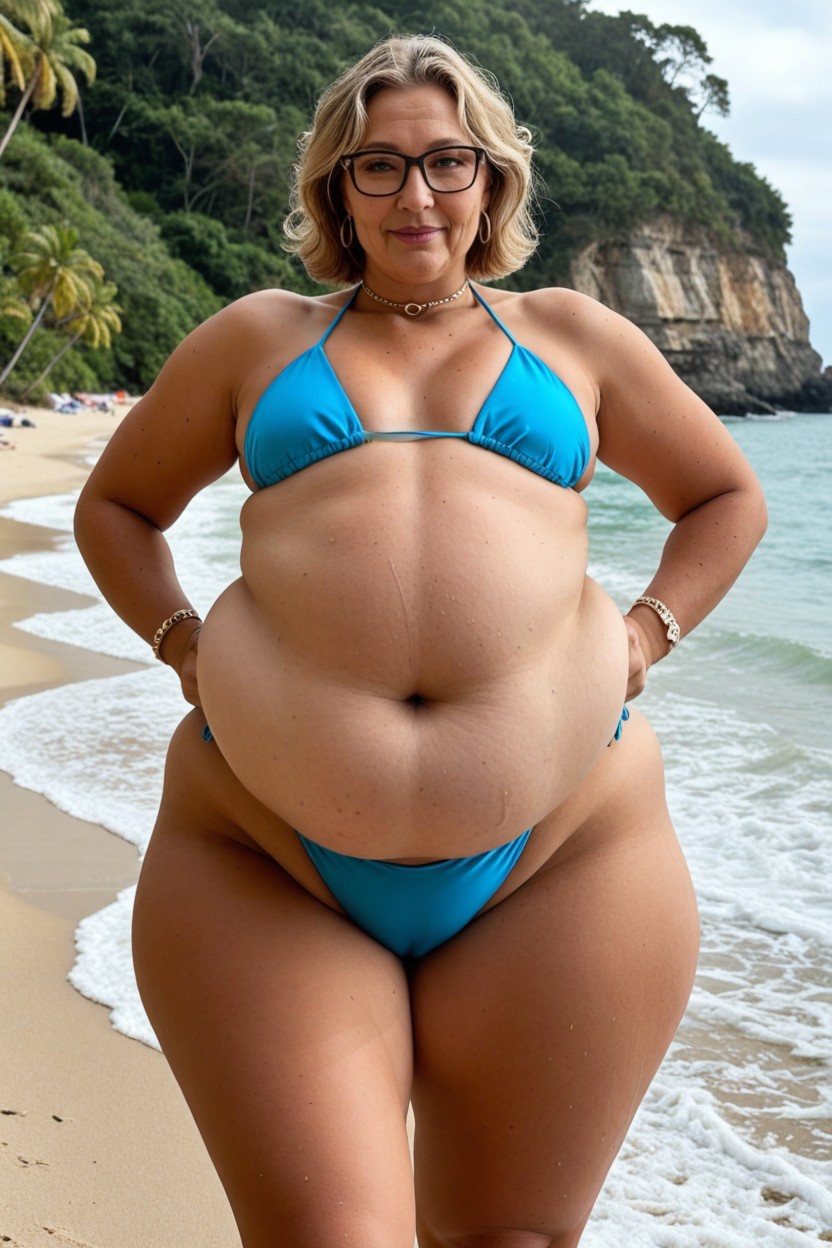 Oversized Ass, Gigantic Huge Ass, Daytime BBW AI Porn