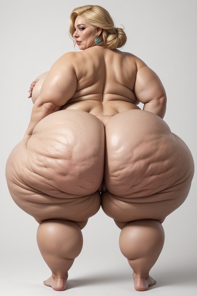 Morbid Obesity, Sweating, 小さな胸 BBW AIエロ