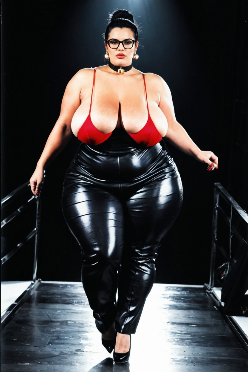 Obese, Intelligent, Earrings BBW AI Porn