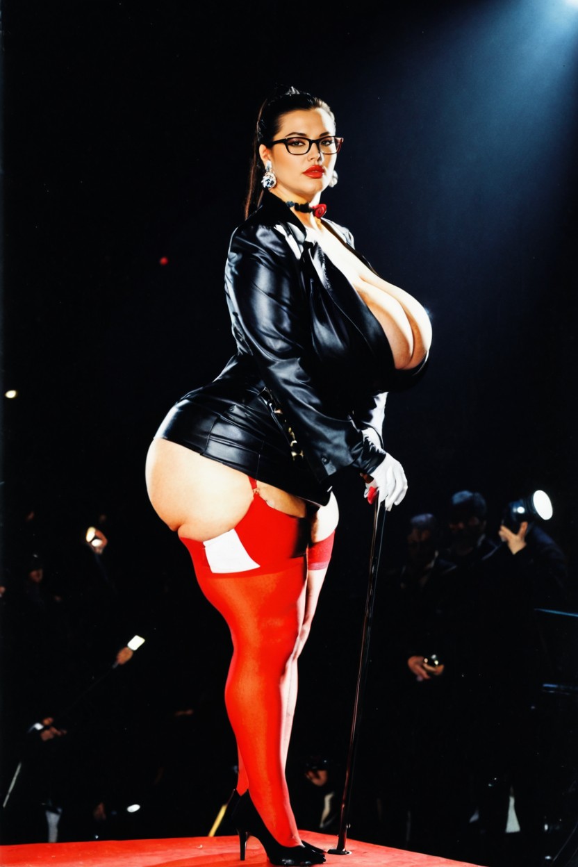 Hyperrealistic Details, Intelligent, High Contrast Porno BBW IA