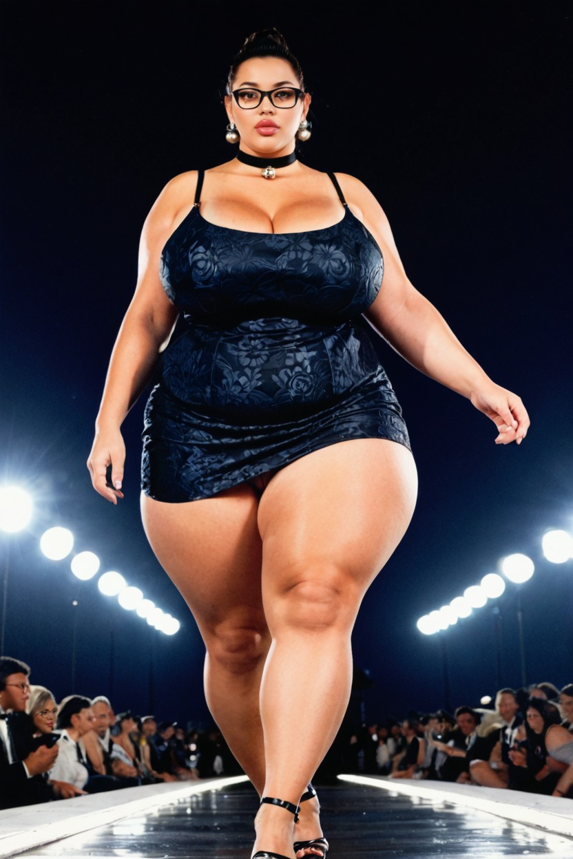 Hyperrealistic Details, 18+, Thick Meaty Thighs BBW AI Porn