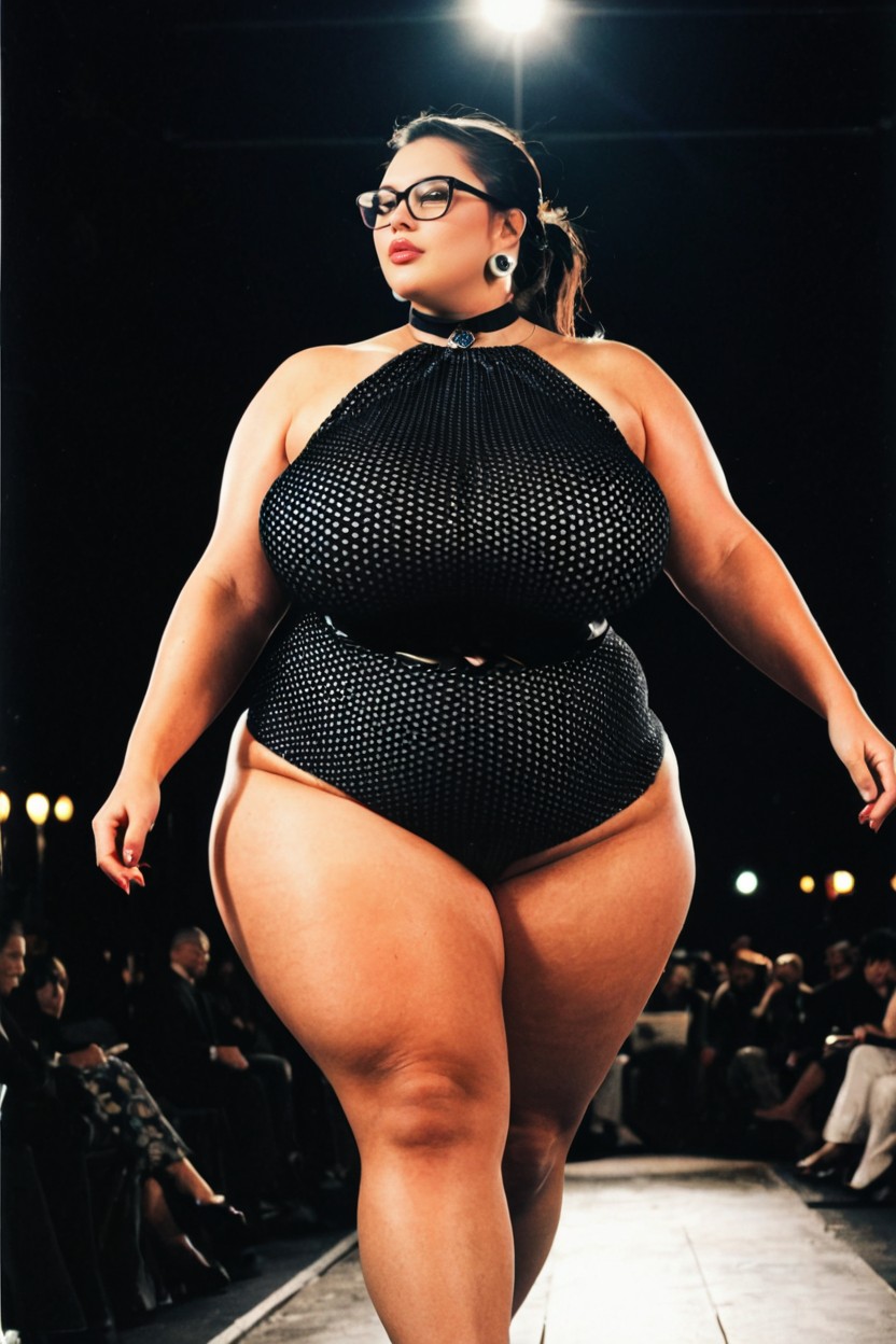 Intelligent, Ascetic, Japanese BBW AI Porn