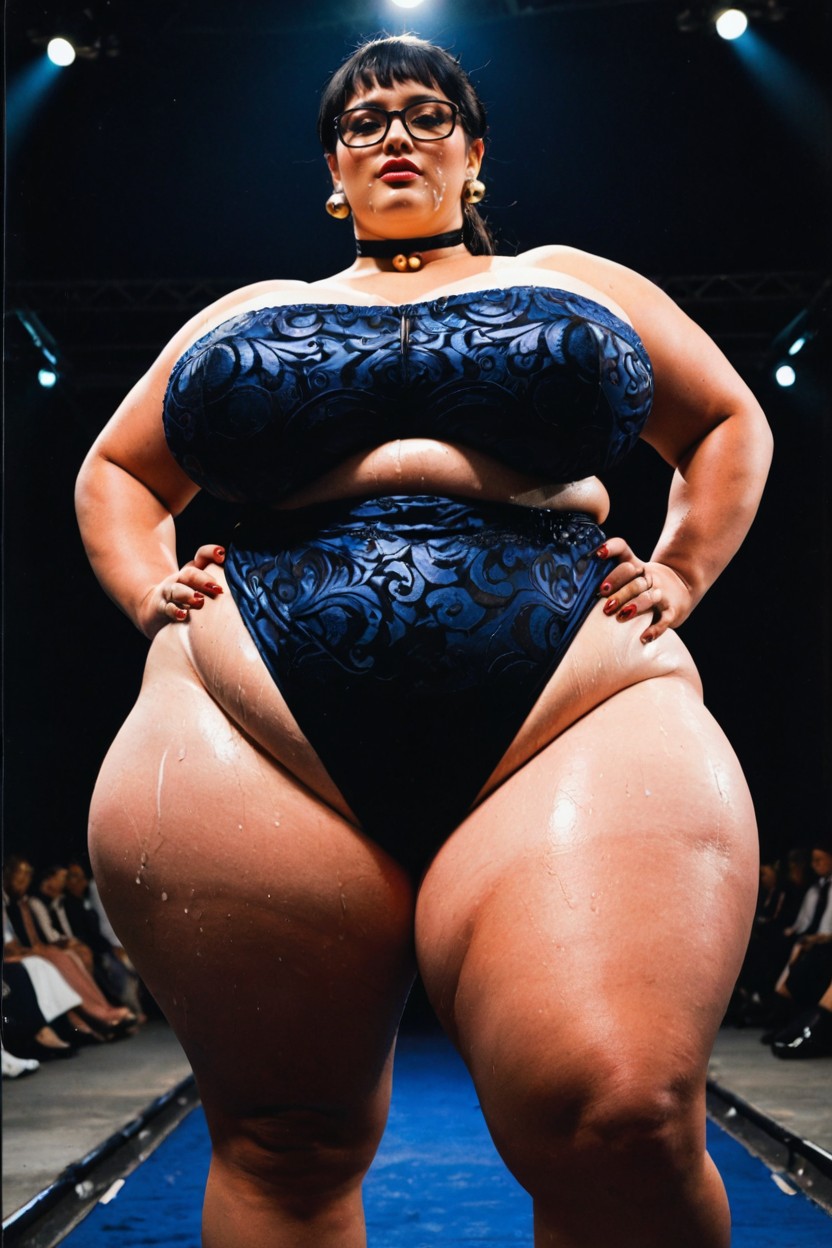 Pale Skin, Intelligent, The Audience BBW AI Porn