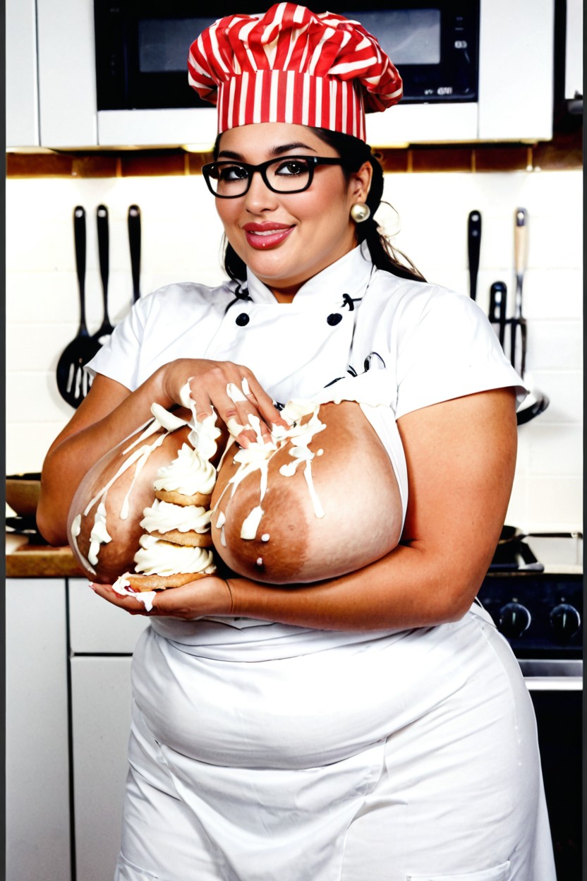 Pale Skin, Smiling Slightly, Chef Pants Porno BBW IA