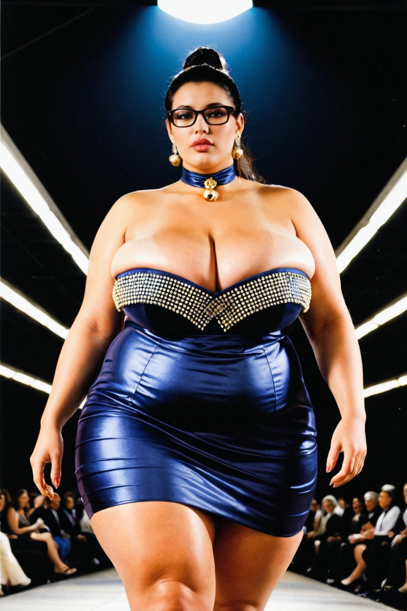 Obese, The Press, Ascetic BBW AI Porn