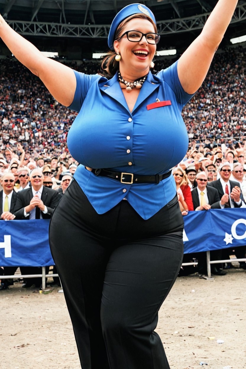Modest, Extremadamente Pesado En La Parte Inferior, Dutch American Woman Porno BBW IA