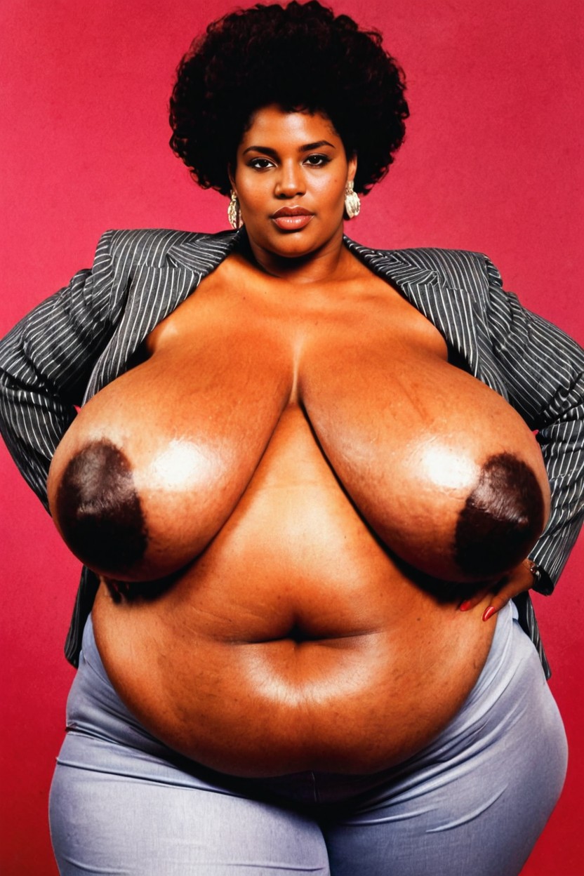 Looking At Viewer, Fully Clothed, Stretch Marks BBW AI Porn