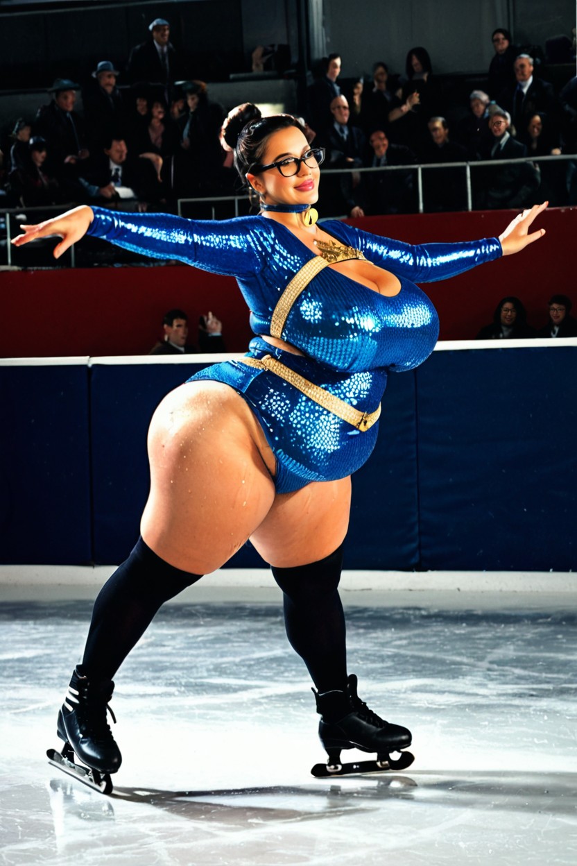Hair In Strong Wind, Figure Skater, Black Eyes Porno BBW IA