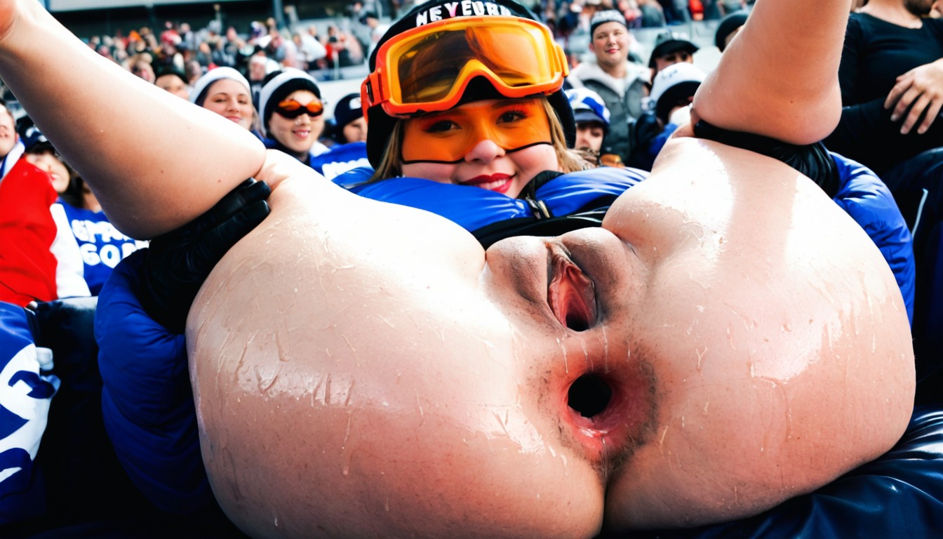 Hyper Gigantic Saggy Breasts, Plump Large Lips, Extremely Embarrassing BBW AI Porn