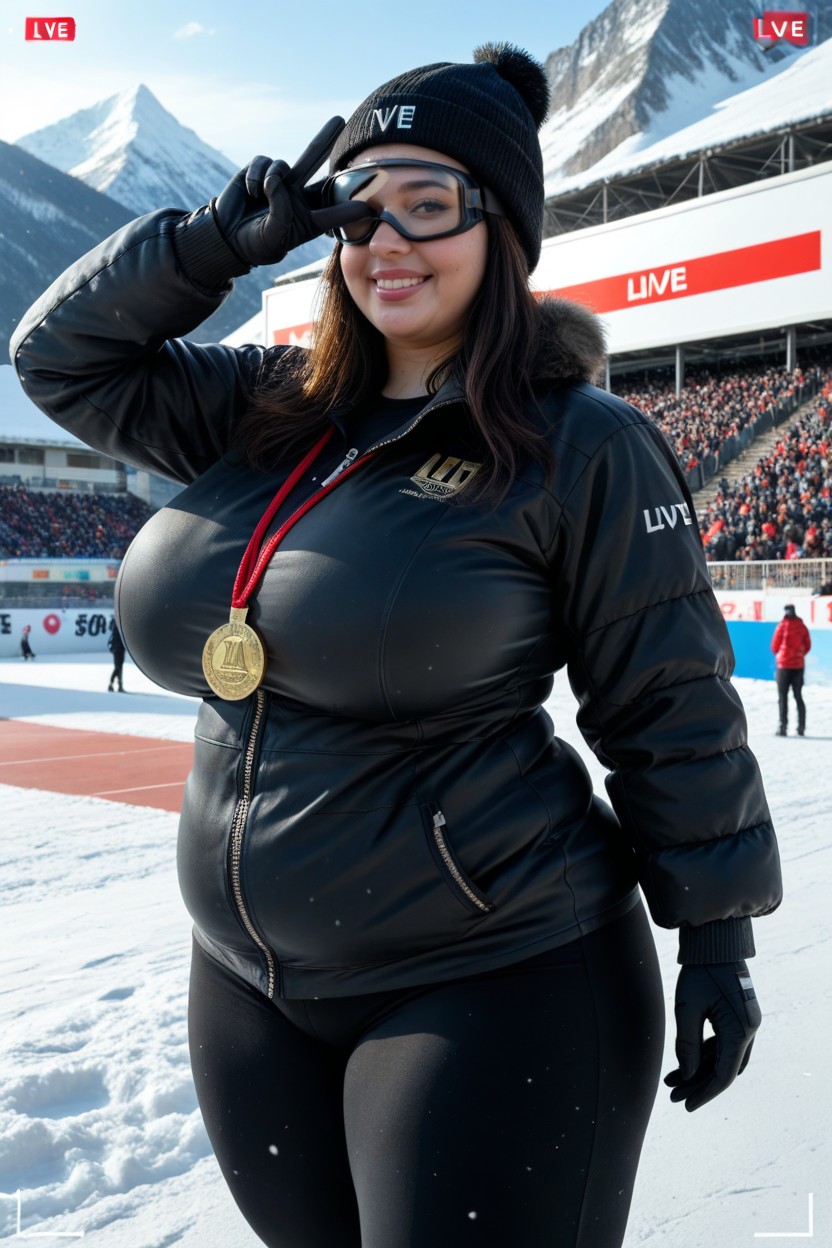 Extremely Gigantic Thick Wide Hips, Full Face Blushing, 18+ Porno BBW IA