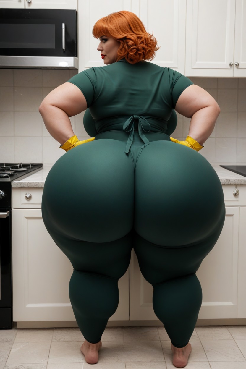 30+, Bbl, Disproportionate Massive Fake Butt Porno BBW IA