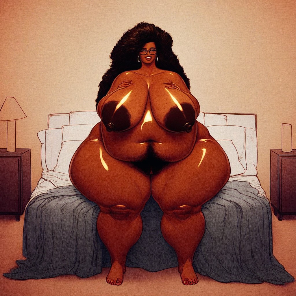 Nude, Big Pussy, Very Huge Belly Porno BBW IA