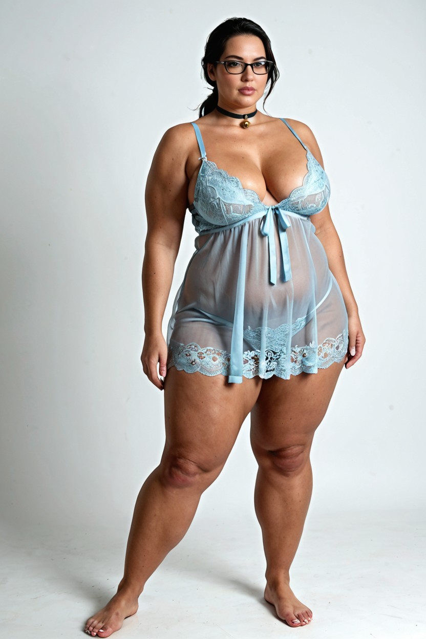 Standing, Rear View, Standing BBW AI Porn
