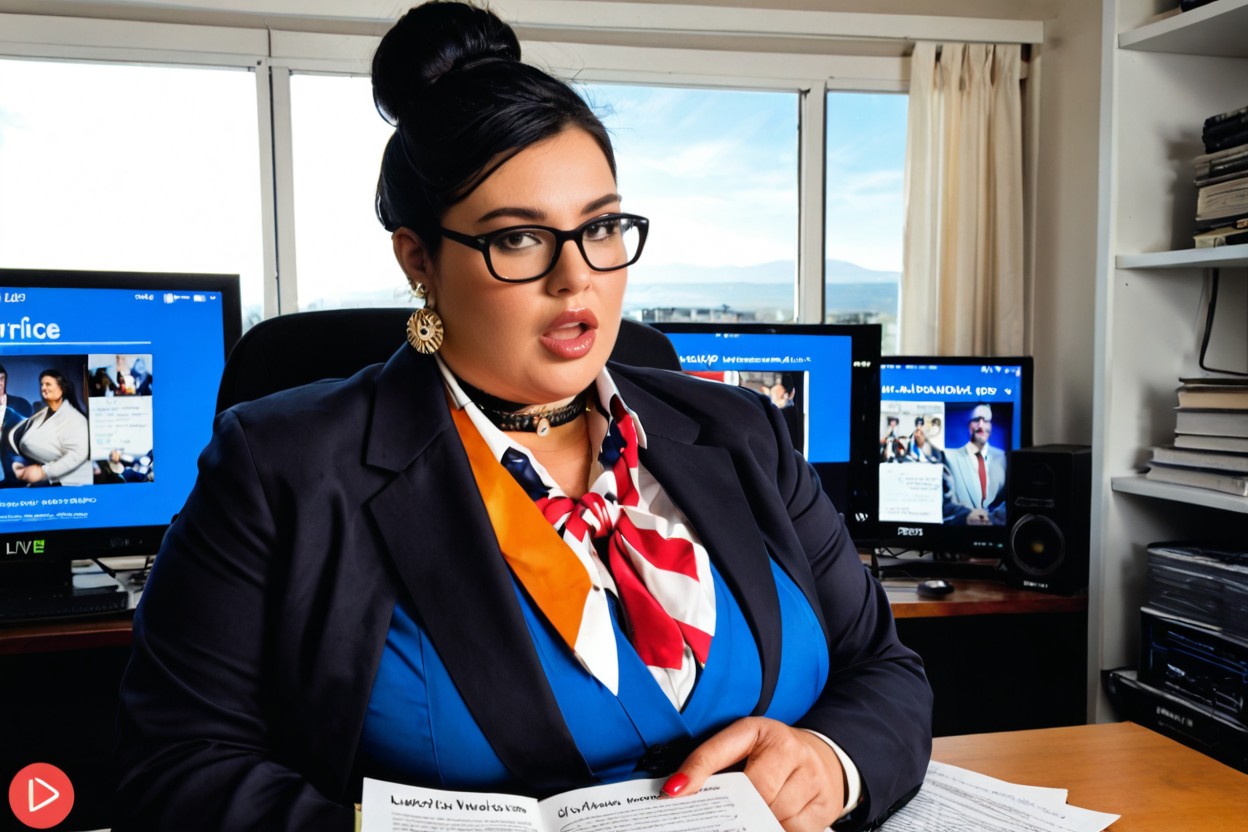 En Serio, Classy, Papers On The Shiny Steel Desk Porno BBW IA