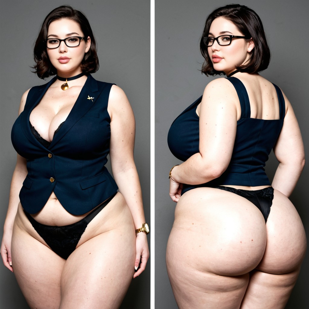 Model Posing, Confident, Modest Porno BBW IA