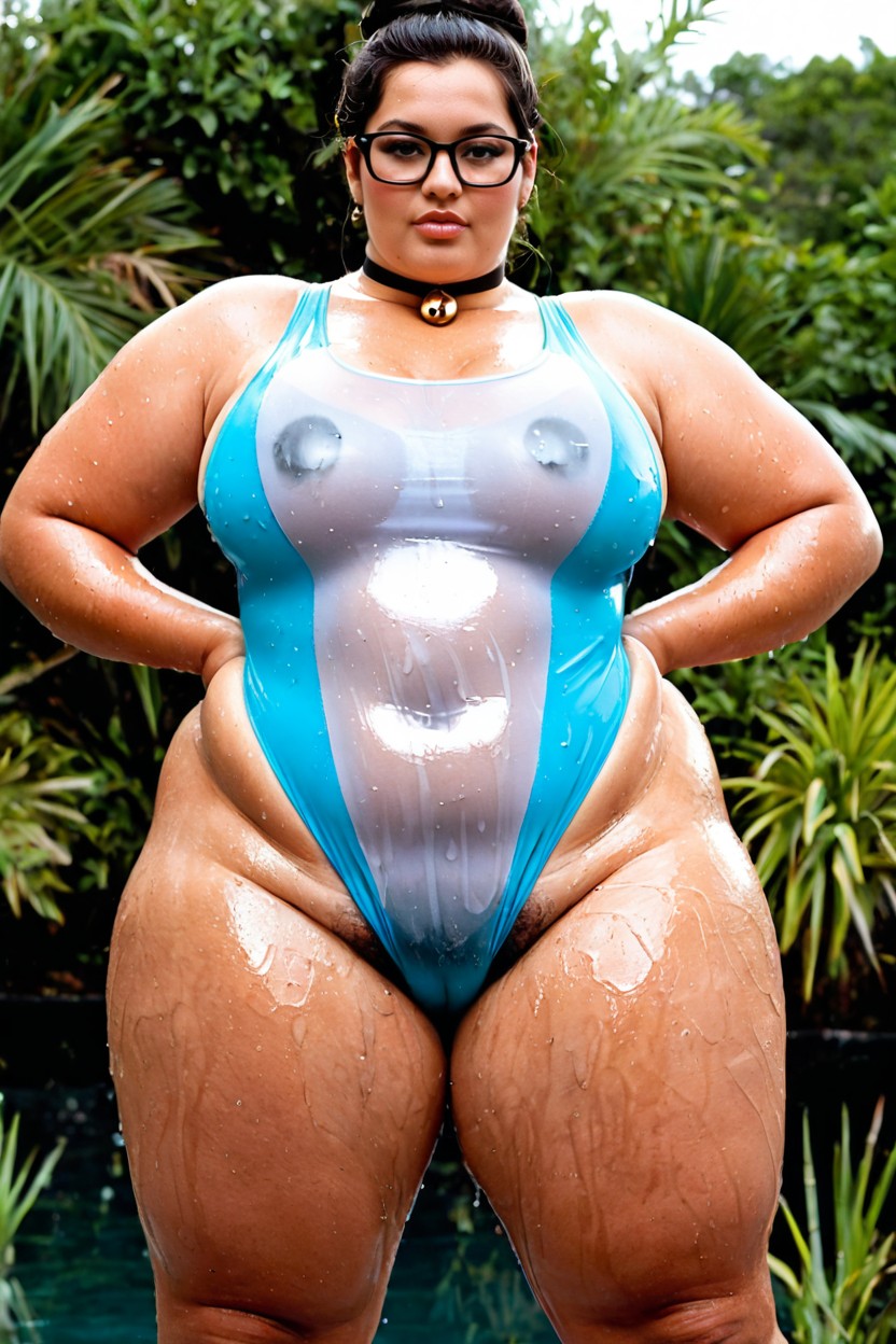 Clothed Gigantic Wide Hips, En Serio, Cheeks Flushed Porno BBW IA