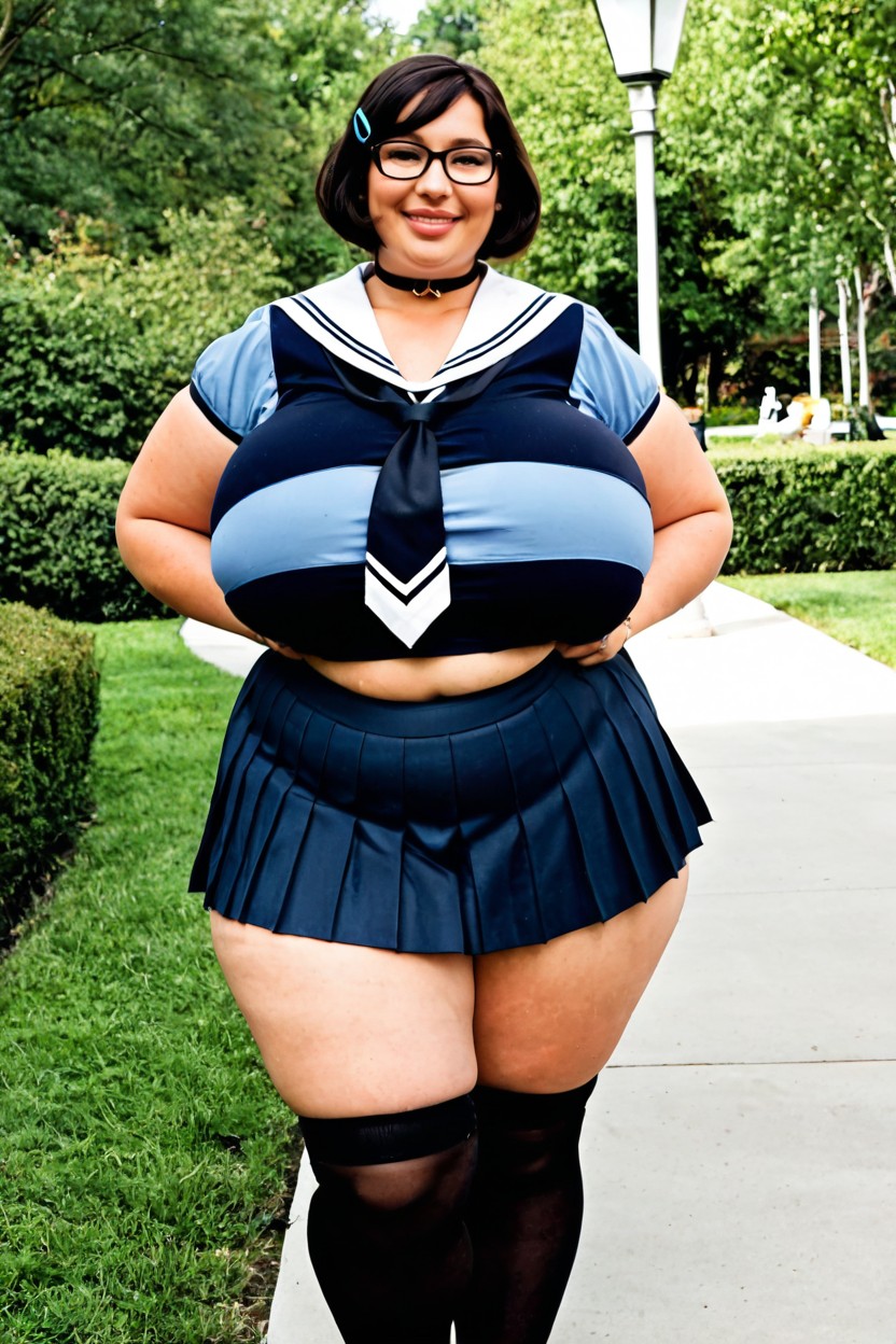 Hyper Thick Plumper, Hair Clip, Horny BBW AI Porn
