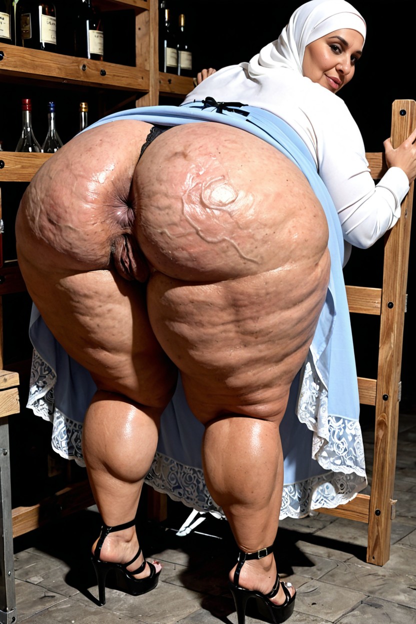 Veiny Tits, Wrinkles, Hyper Saggy Tits BBW AI Porn