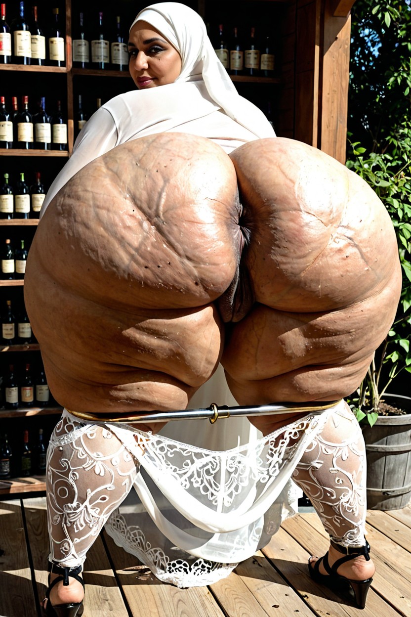Ultra Large Anus, Belly Dancer, Hyper Obese Ass BBW AI Porn