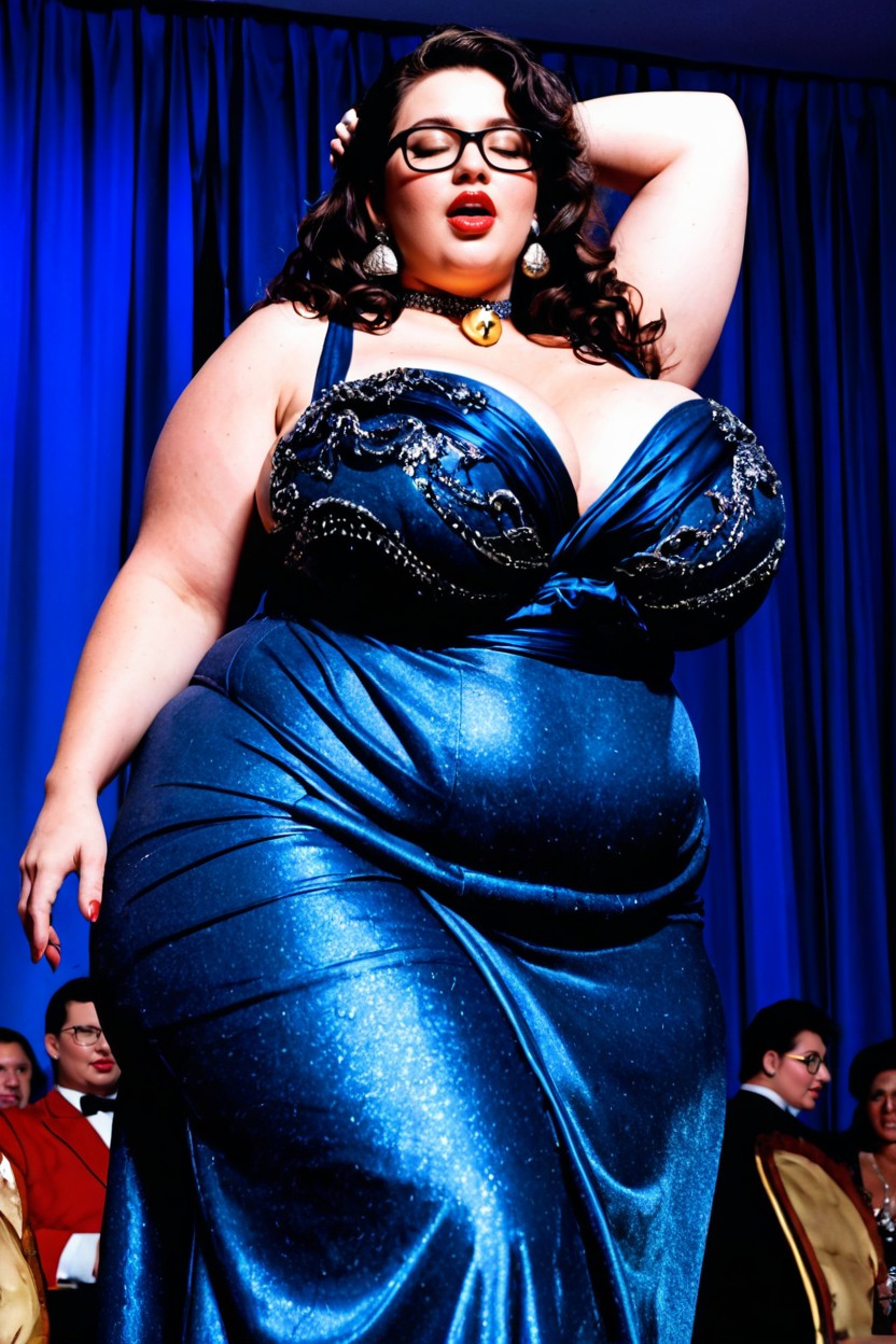 Stage, 18+, Modelando Porno BBW IA