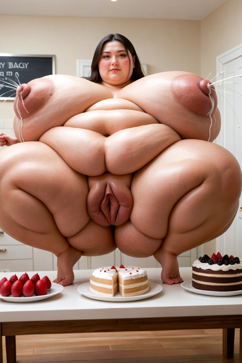 Ssbbw, Hyper Pussy, Huge Hyper Cellulite Thighs BBW AI Porn