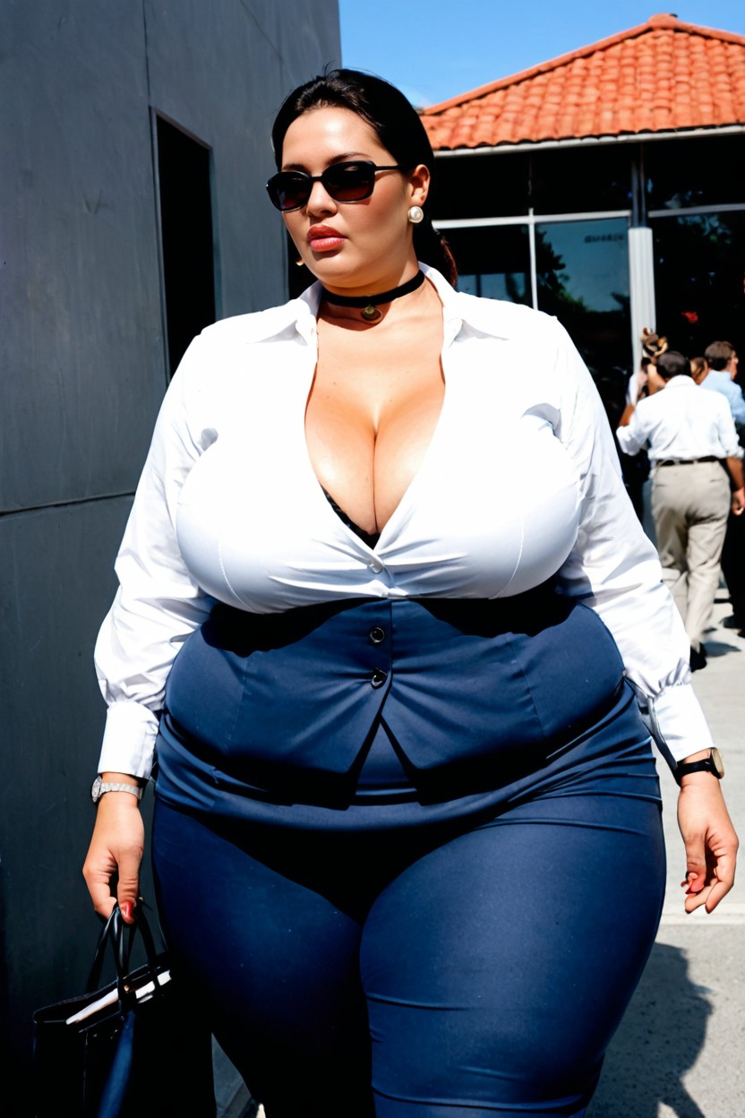 Bbw, Pechos Caídos Gigantes, Tight Clothing Porno BBW IA