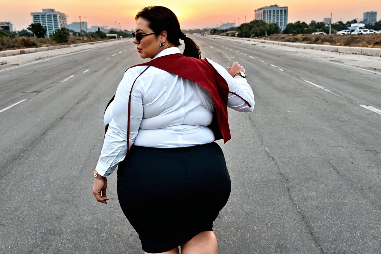 Bbw, Plump Large Lips, Hyper-realistic BBW AI Porn