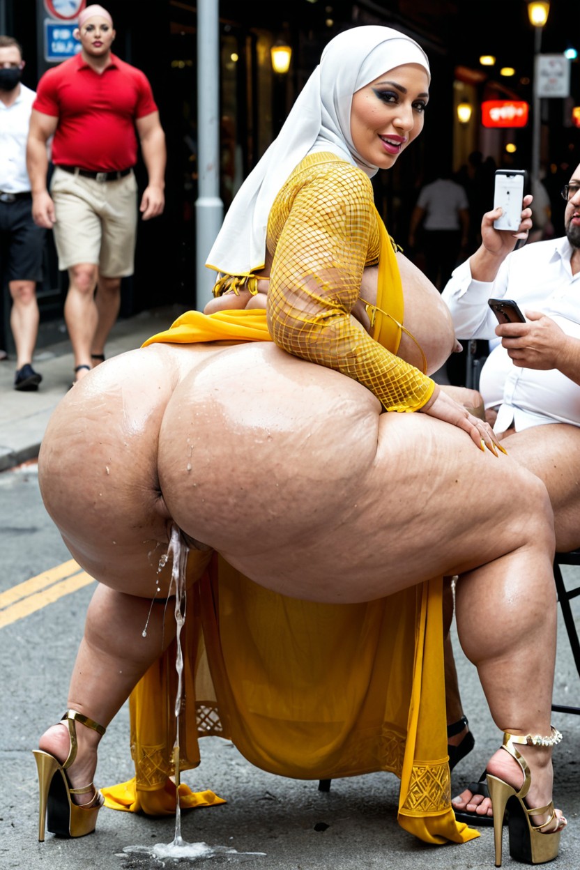Hyper Obese Extremely Tall Hijab Ussbbw, Yelping, Sexo En Cucharita Porno BBW IA