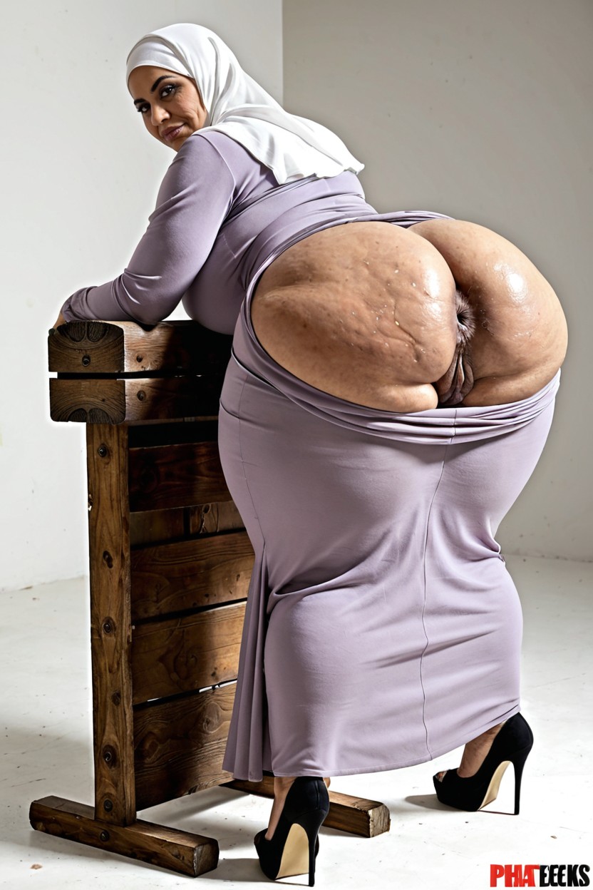 Ultra Large Anus, Bored, Y-seam Detail On The Buttocks Porno BBW IA