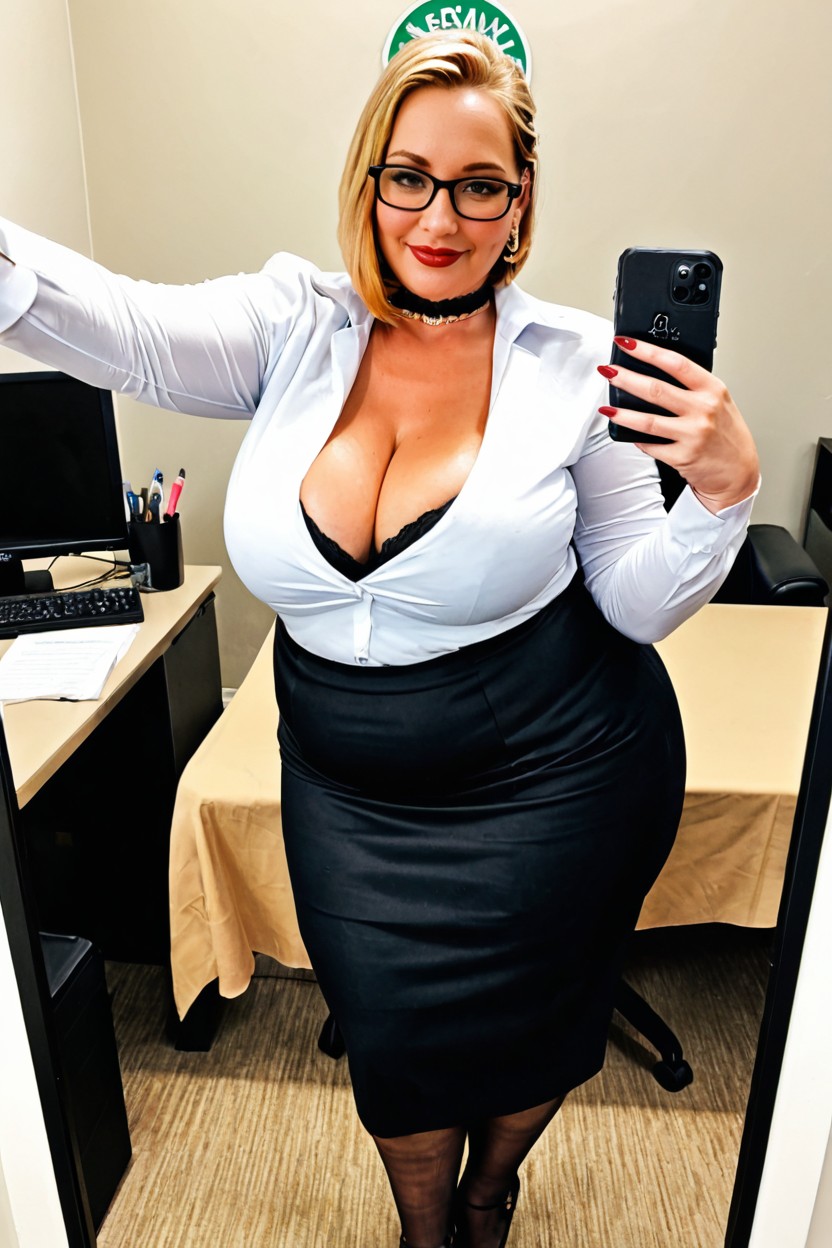 Extremely Large Ass, Top Down, Bossy BBW AI Porn