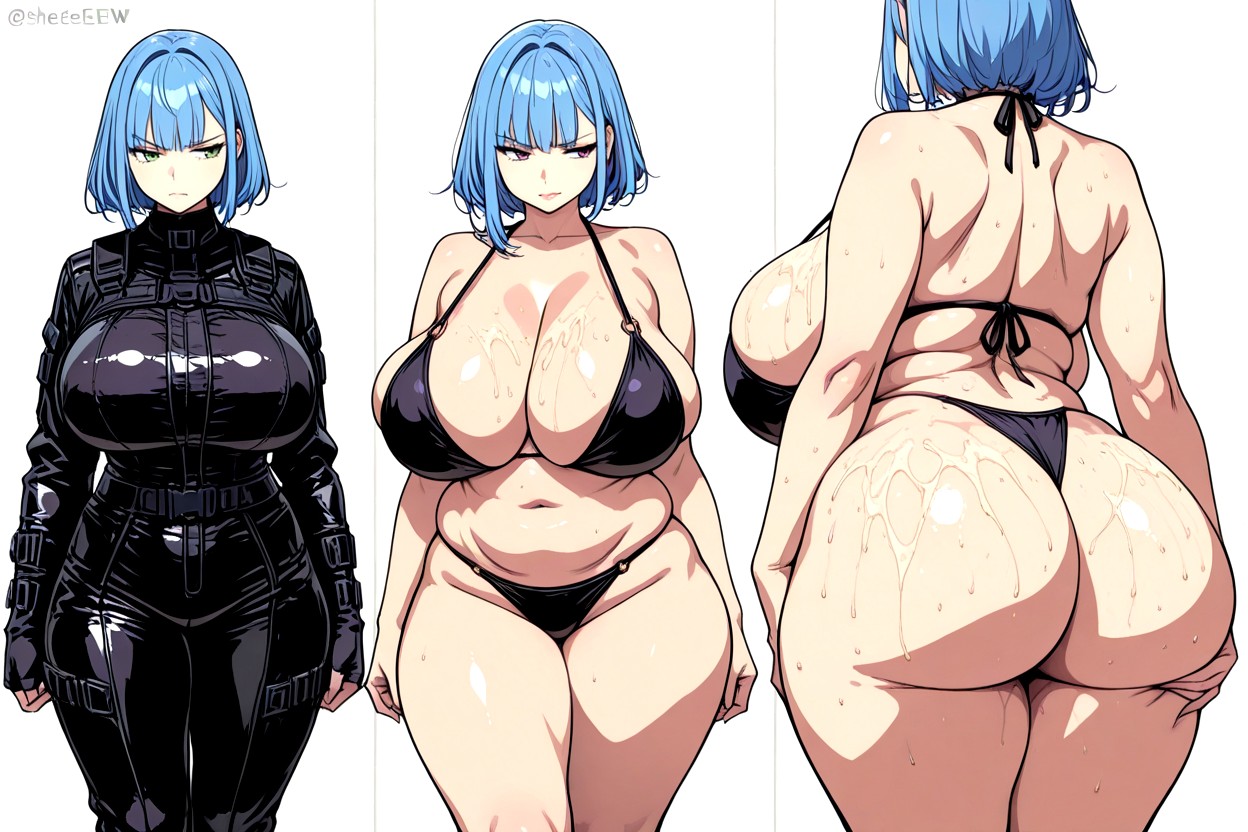 가슴 확장, 여러 관점, 18+ BBW AI 야짤
