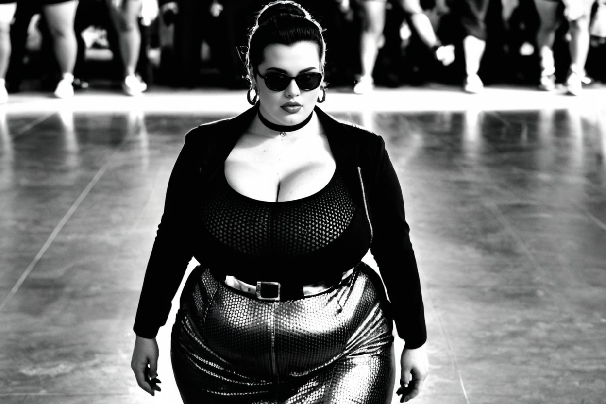 High-end Couture, Hyper Fat, Earrings BBW AI Porn